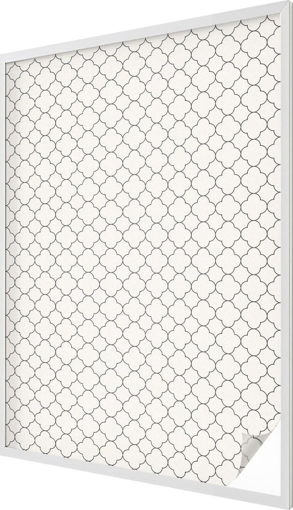 Buntglas Fensterfolie – 146x100 cm – Stained-Glass Design – blickdichte dekorative Sichtschutzfolie – selbstklebend, UV-Schutz – Schlicht...