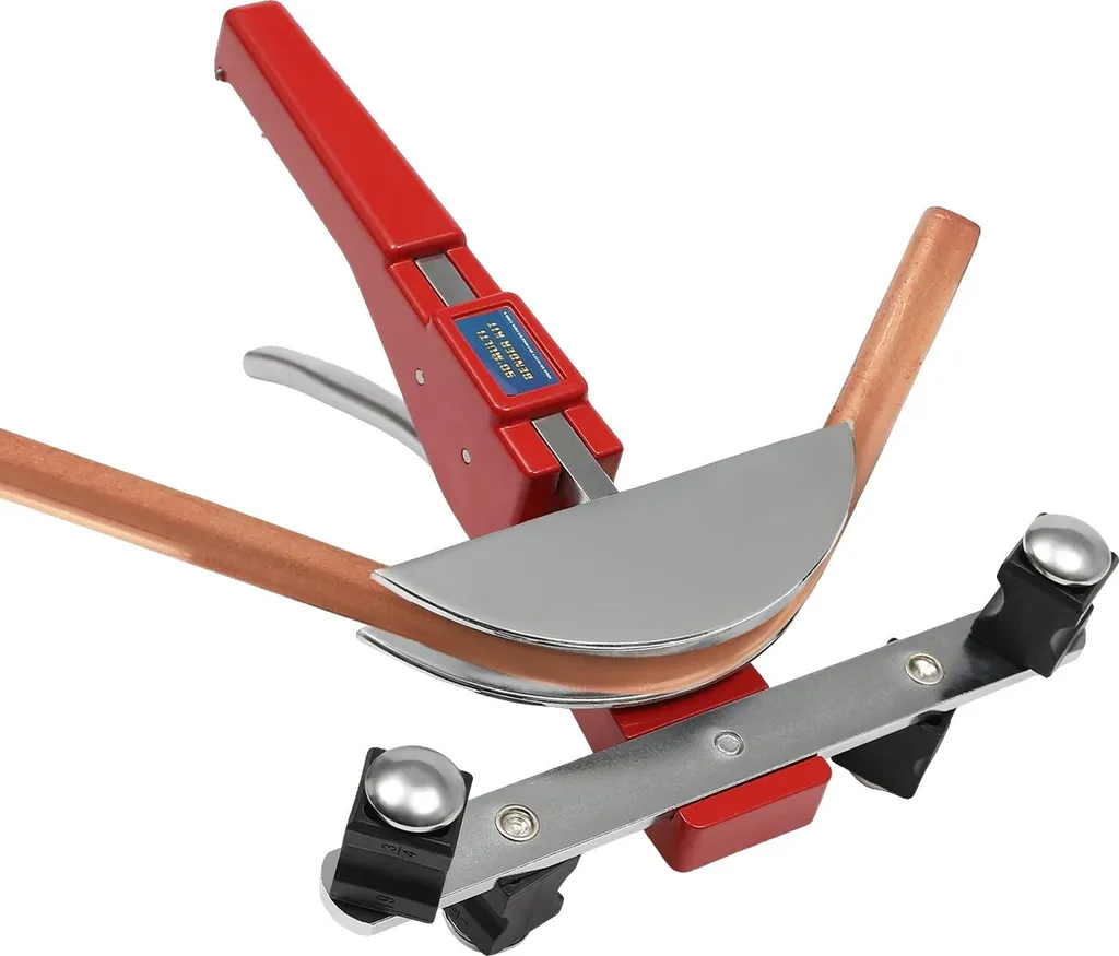 Cintreuse manuelle de tuyaux kit professionnel avec accessoires rouge