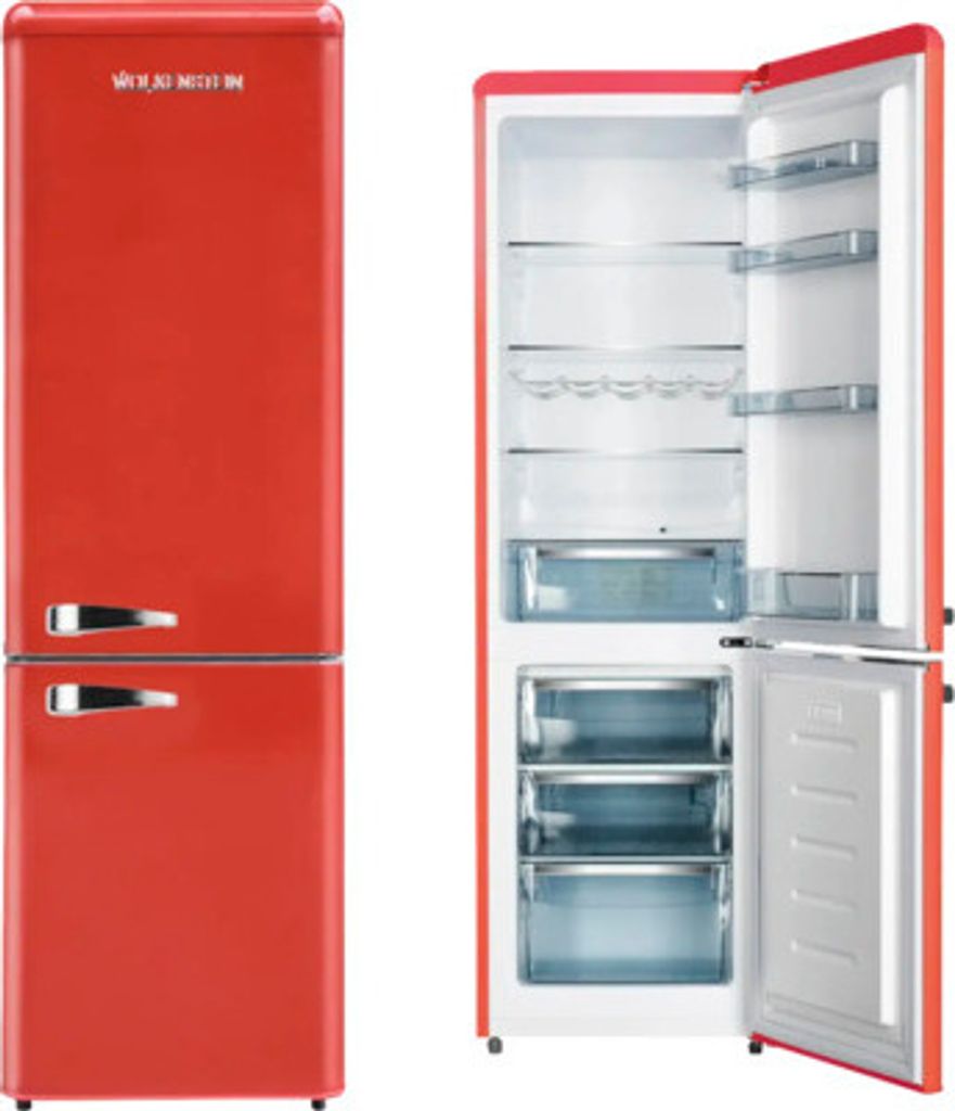 Wolkenstein KG KG250.4RT FR Kühl-/ Gefrierkombination, rot Produktbild 