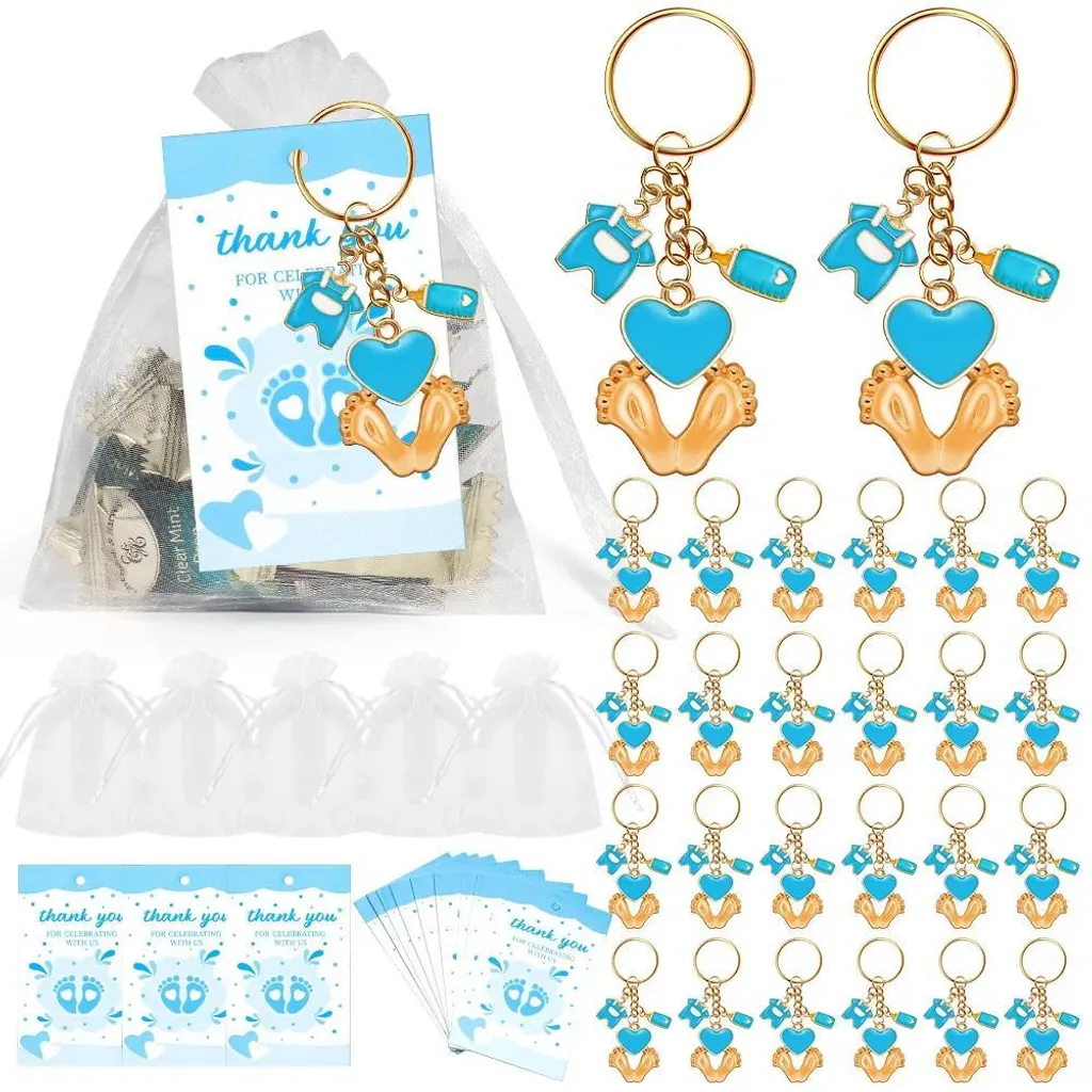 Kit Cadeau Invité Complet : 20 Porte-clés pour Gagner du Temps en Fête