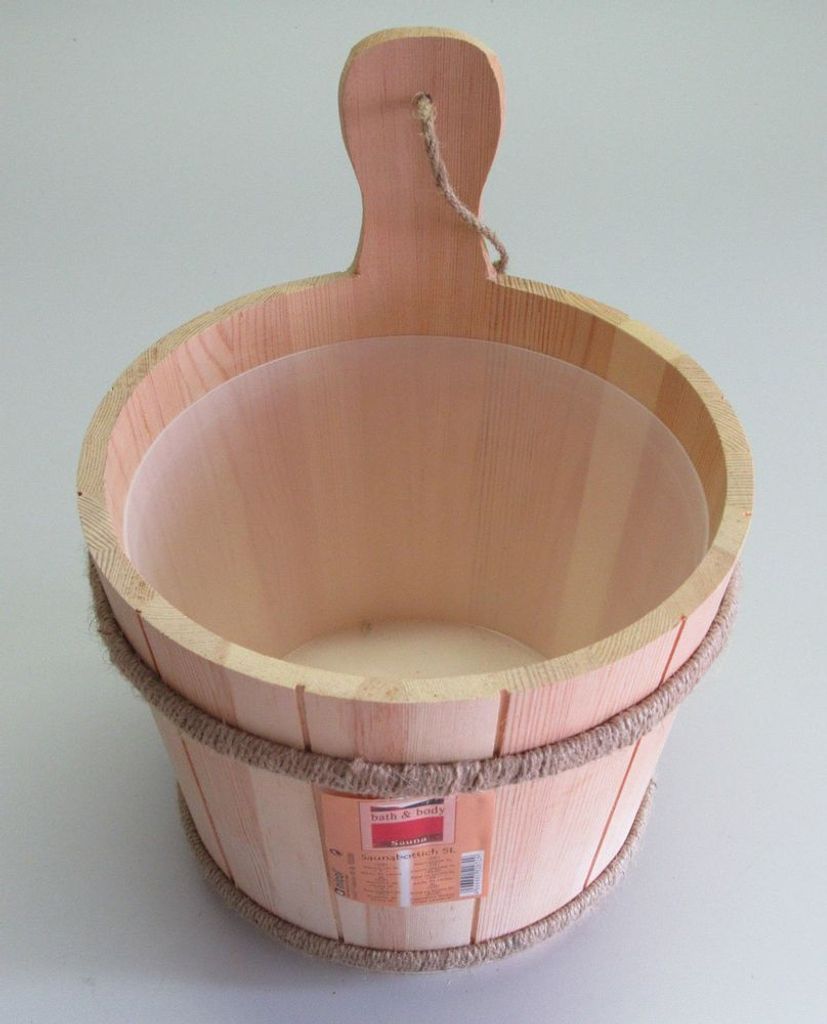 Saunakübel Aufgusseimer Saunazubehör Sauna Kübel Wellness Produktbild 