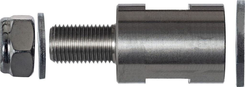 The Robert Axle Project Adapter M12x1,25 25 Silber - Kupplungsadapter für Rad...