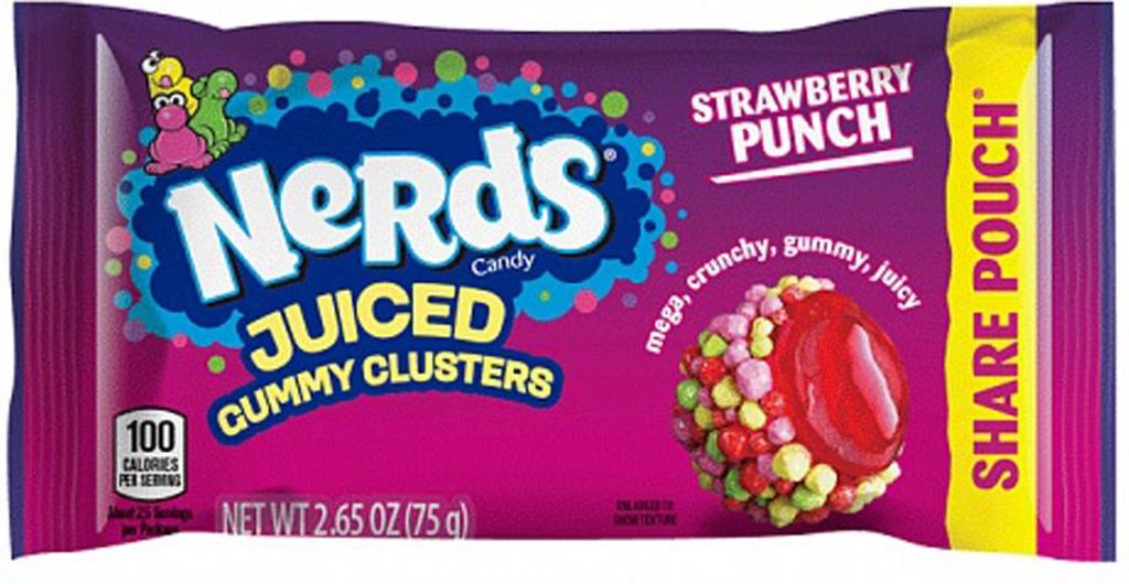 Nerds Juicy Gummy Clusters Strawberry Punch 75g Immagine del prodotto 