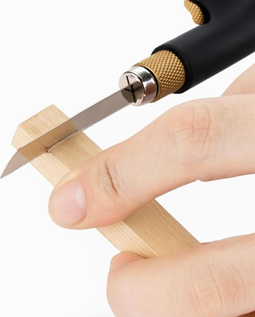 Mini, kleine Handsäge in Stiftform mit 2 Sägeblättern Produktbild 