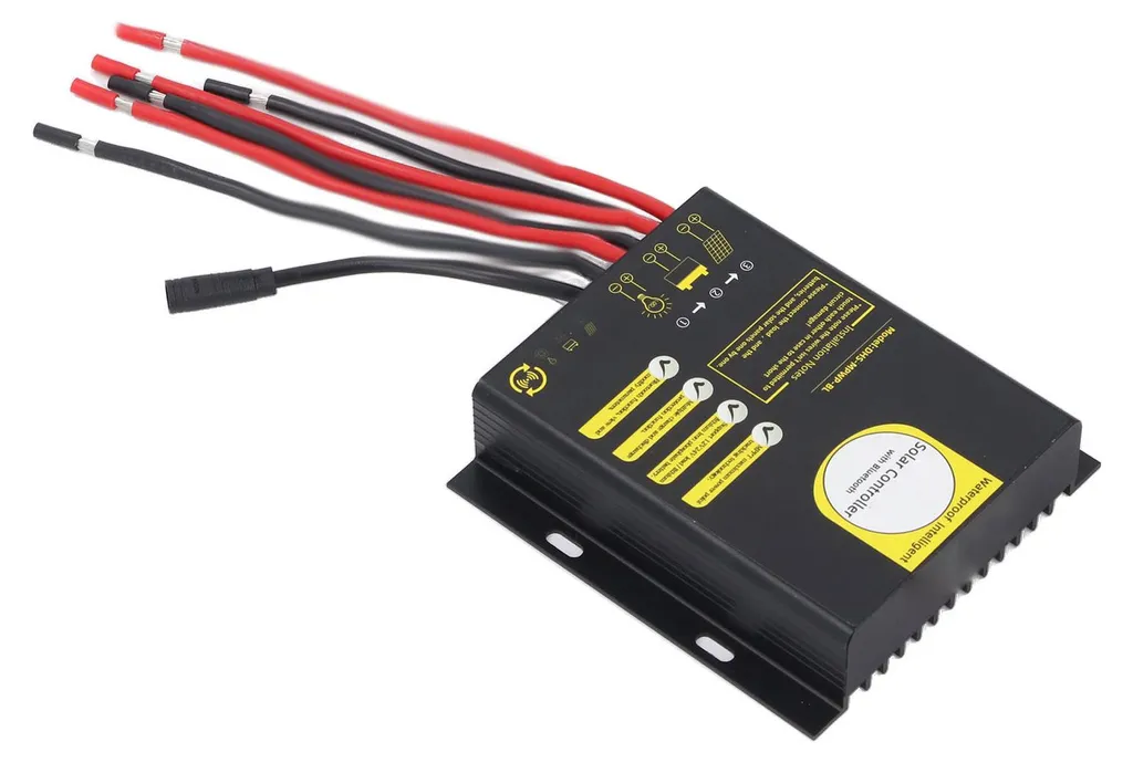 Régulateur de Charge Solaire MPPT 12V 24V 20A Étanche pour Batterie Lithium
