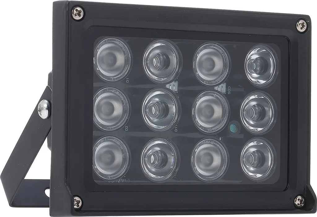 Projecteur IR 12 LED Wide Angle Long Range IP65 pour Sécurité Nocturne