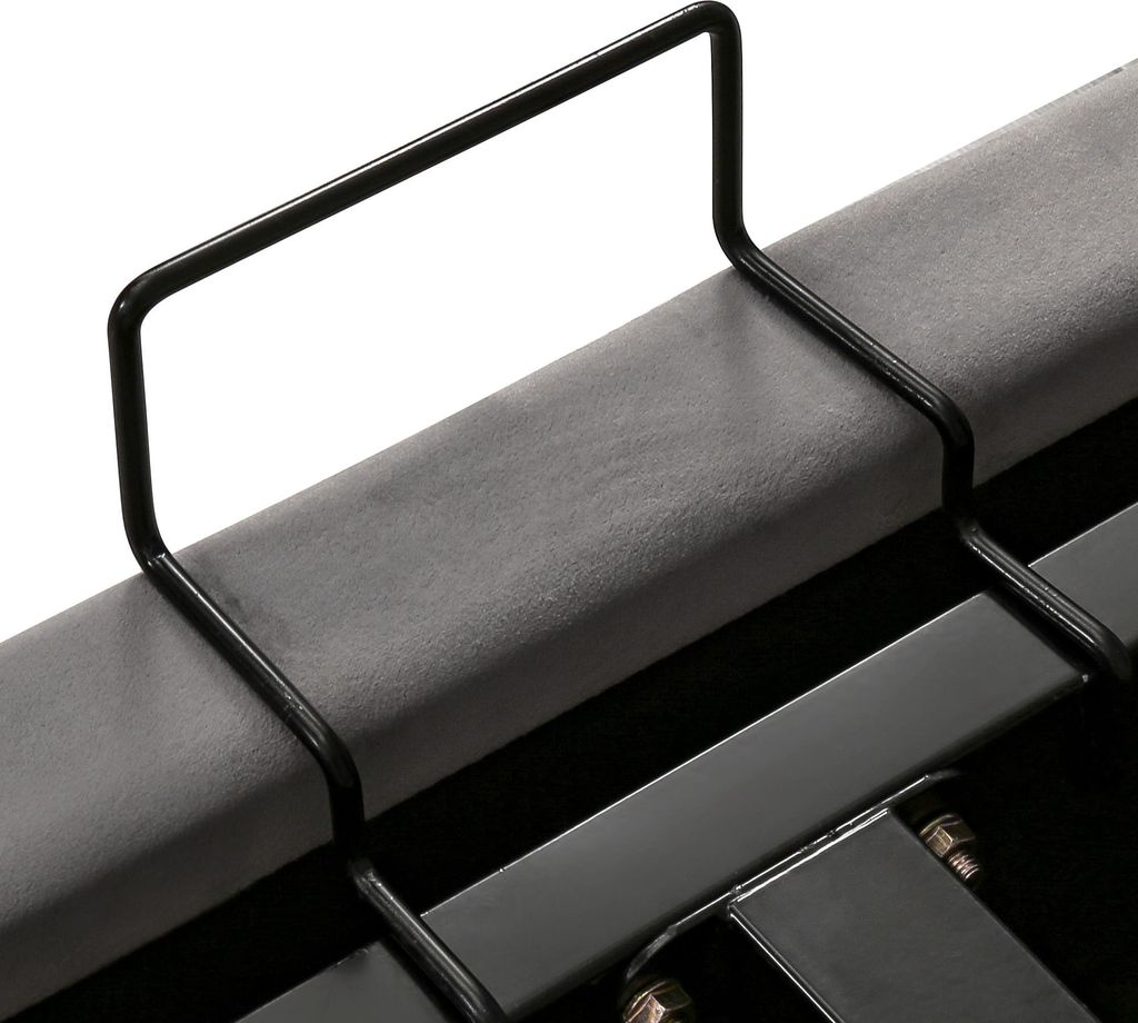 OKWISH Lit coffre 160x200 - Lit double capitonné avec tête Image du produit 