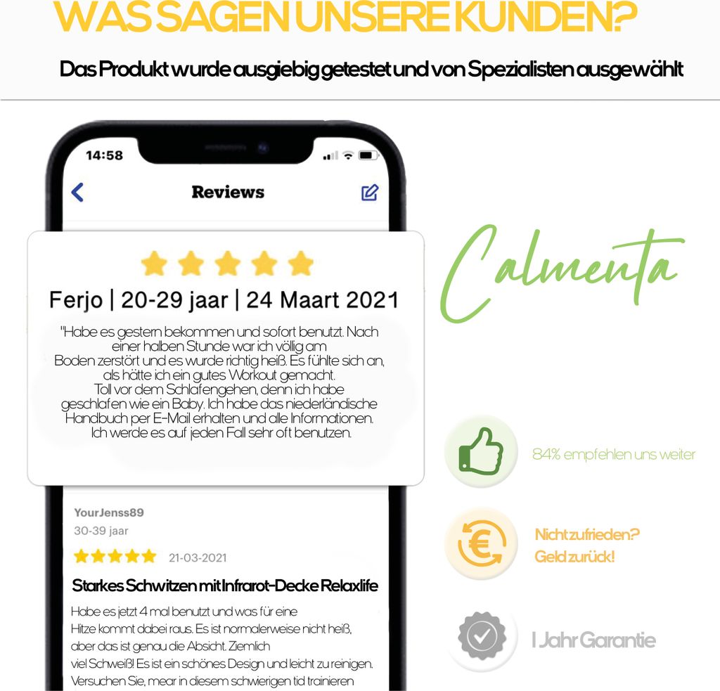 CALMENTA® Infrarot-Saunadecke - Fernbedienung - Produktbild 6
