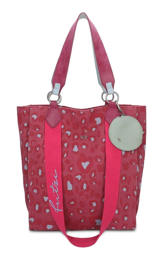 Shopper Izzy02 Fritzi aus Preußen Leo Pink: Stile Animalier e Vegan
