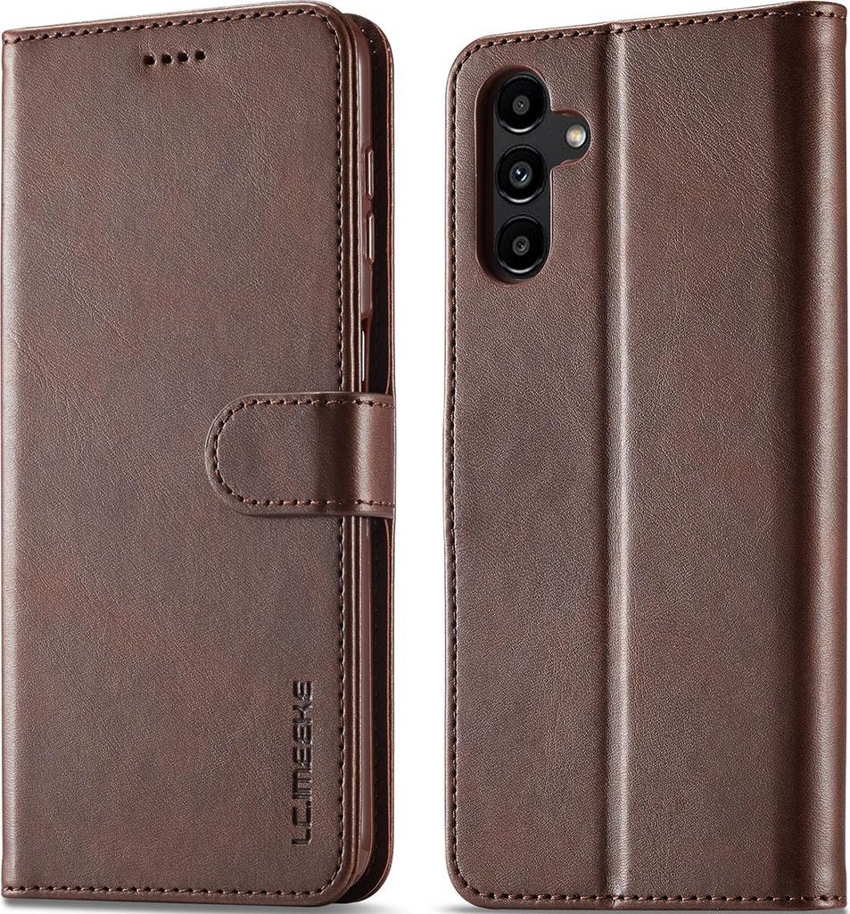 Hülle für Samsung Galaxy A16 5G/4G, Klapphüllen Brieftasche Leder Magnetverschluss Ständer Schutzhülle Braun
