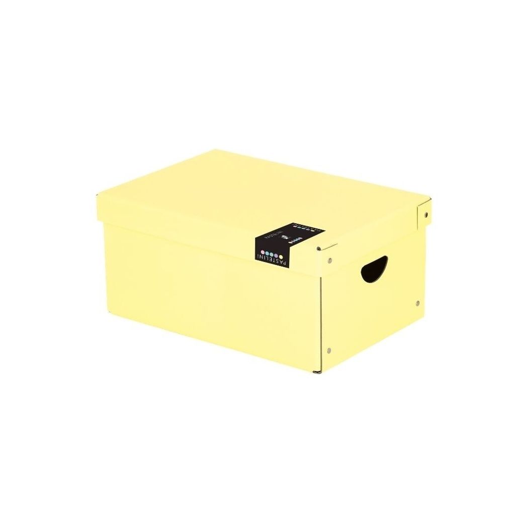 Oxybag Große laminierte Box PASTELINI gelb
