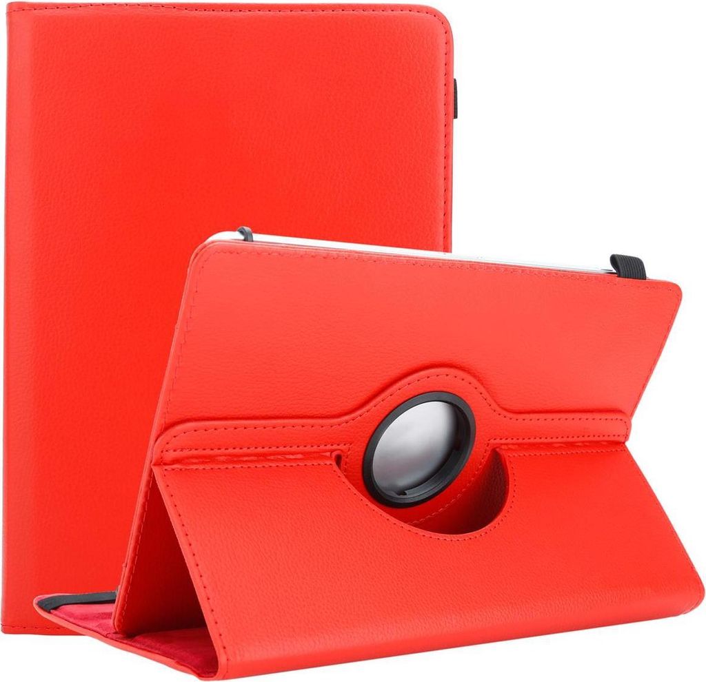 Cadorabo Hülle für Asus ZenPad 7.0 (7.0 Zoll) Schutzhülle in Rot 360 Grad Tablet Hülle Etui Cover Case