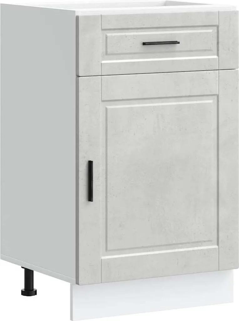 Crea la tua Cucina Urban con la Base Porto vidaXL Grigio Cemento