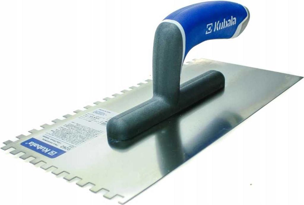 KUBALA Edelstahl-Zahnspachtel 130x270mm 6x6mm 0262