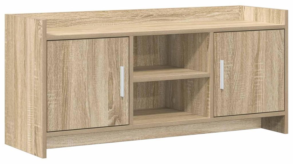 vidaXL TV-Schränk 102 x 33 x 47 cm Sonoma-Eiche Holzwerkstoff