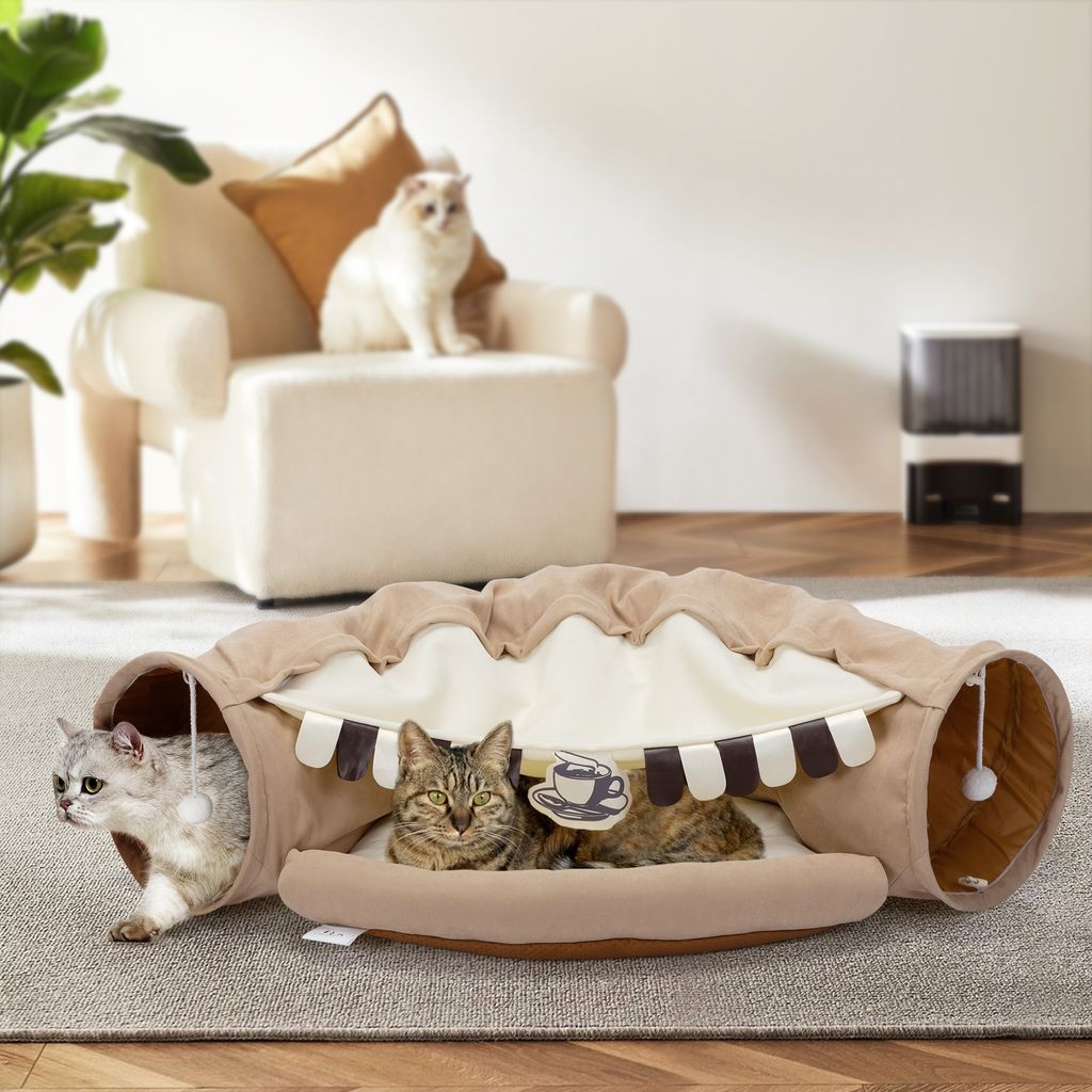 Katzenbett,Tierbett Tierbett und Katzentunnel in Produktbild 
