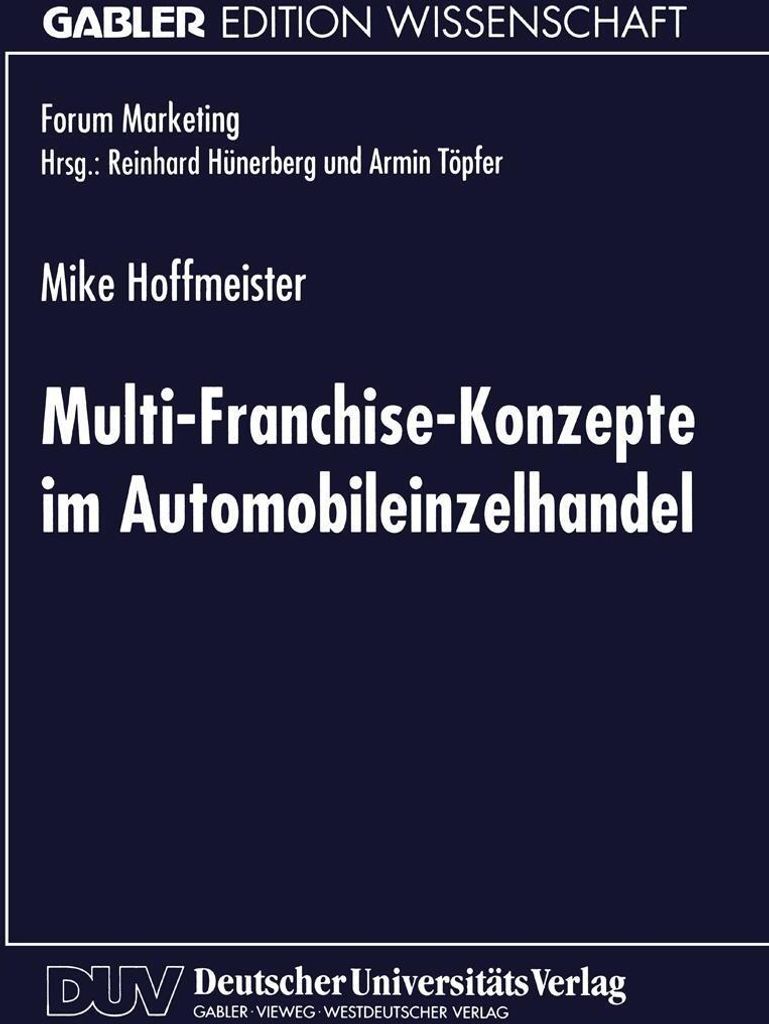 Multi-Franchise-Konzepte im Automobileinzelhandel