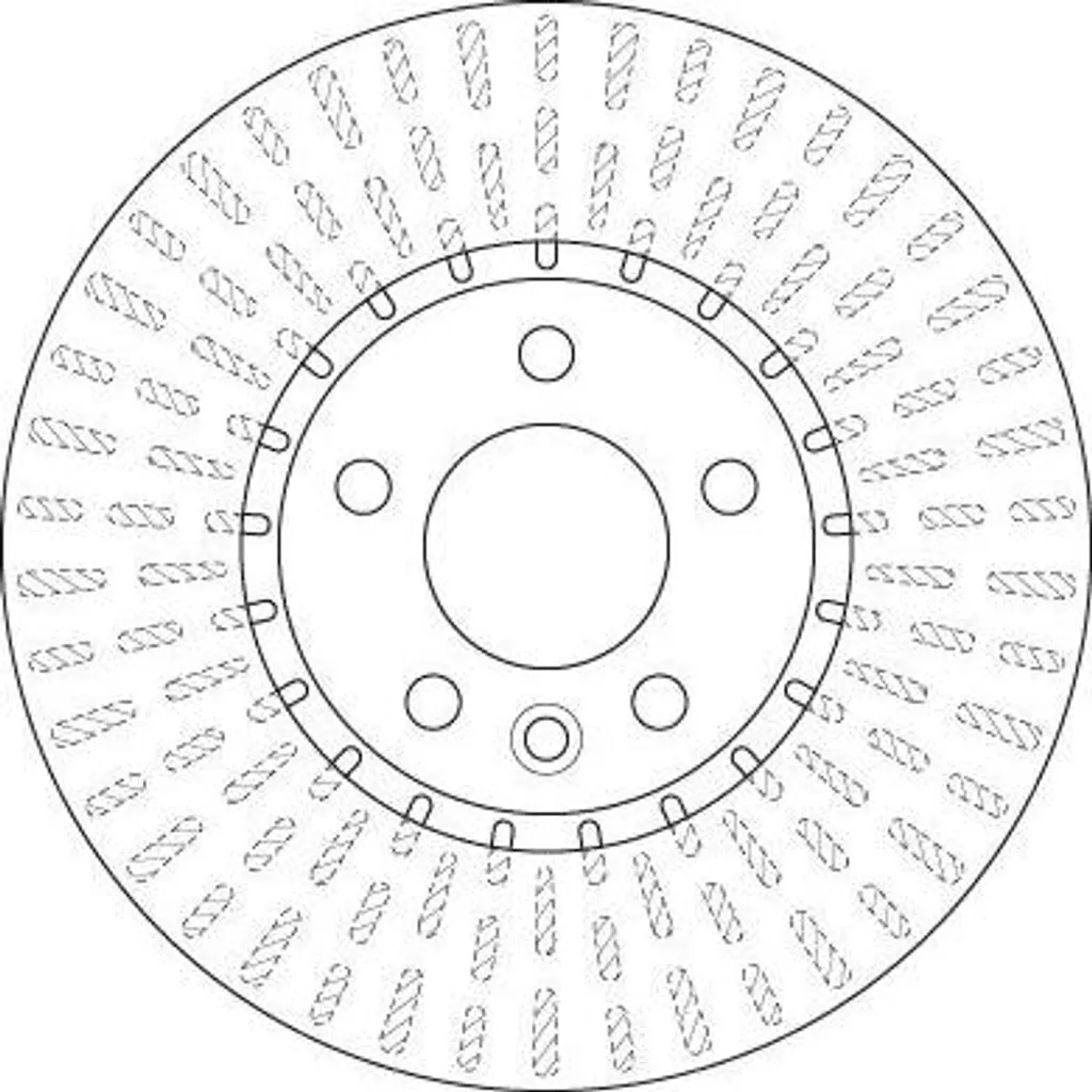 Disque de frein haute performance TRW DF6499S pour VW Caravelle et Passat