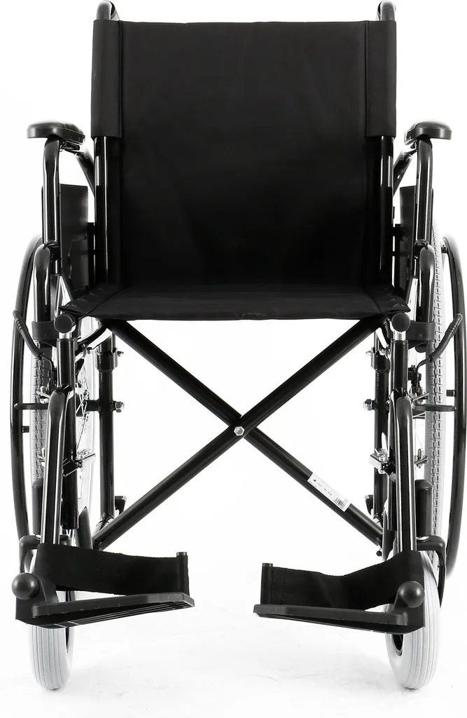 Fauteuil Roulant Arvo Basic Noir - Mobilité Retrouvée et Confortable