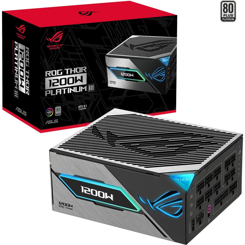 ASUS ROG Thor 1200W Platinum III, PC-Netzteil, (1x 12 Pin High Power