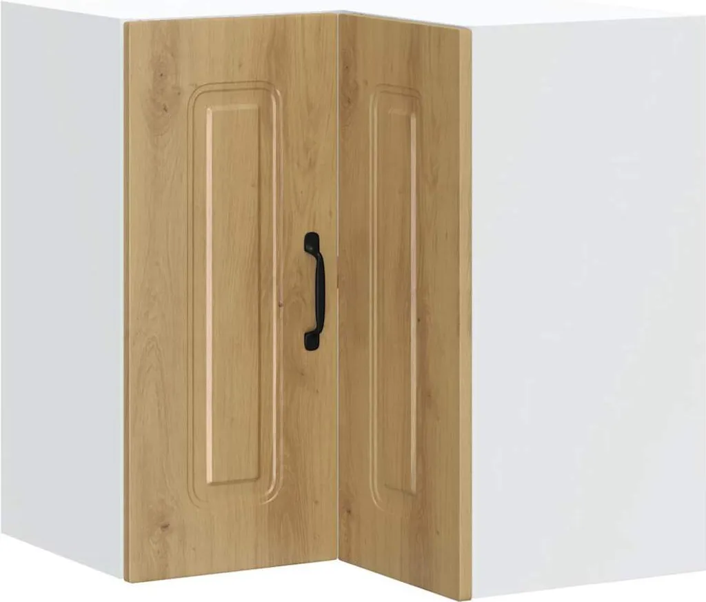 Mobile Angolare SYFAX Kalmar Rovere | Pensile Cucina Moderno 57x57x60cm