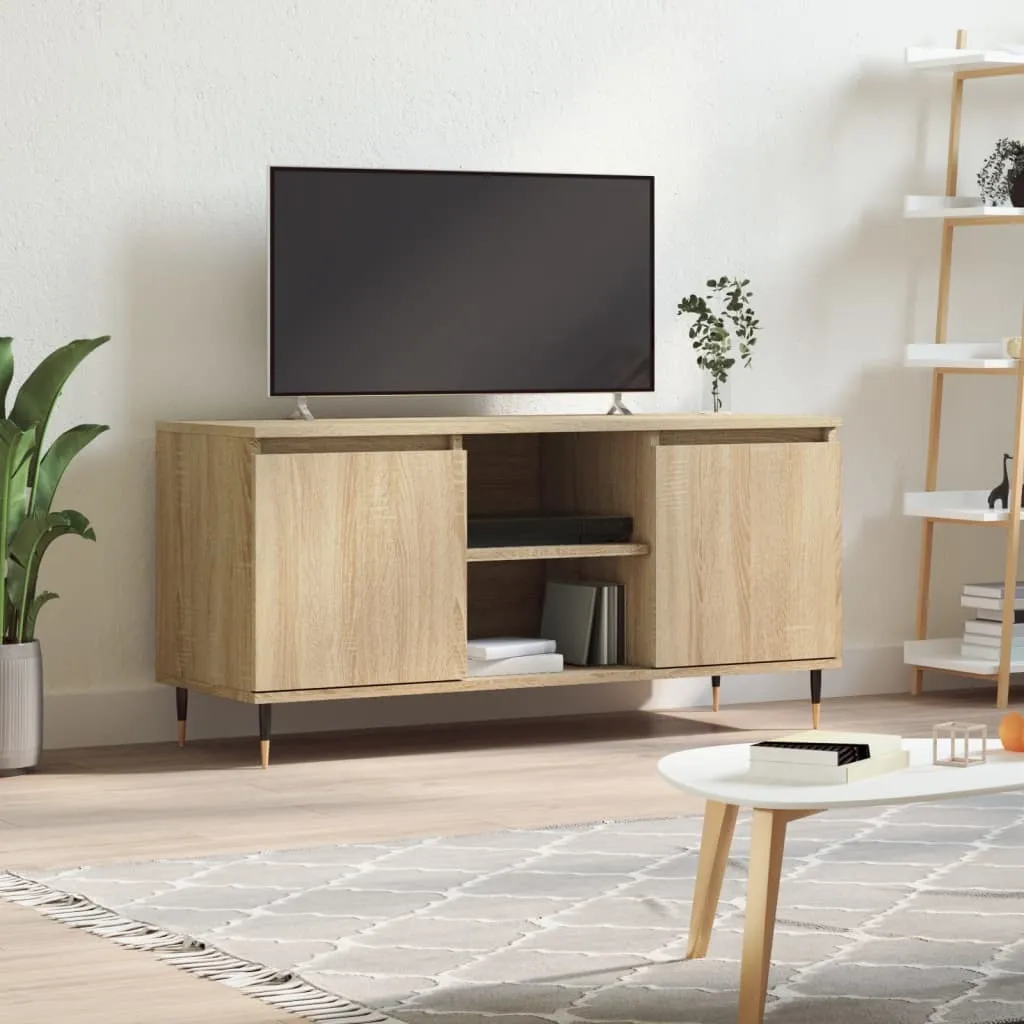 Mobile TV Maison Exclusive 104x35x50 cm Legno Rovere Sonoma