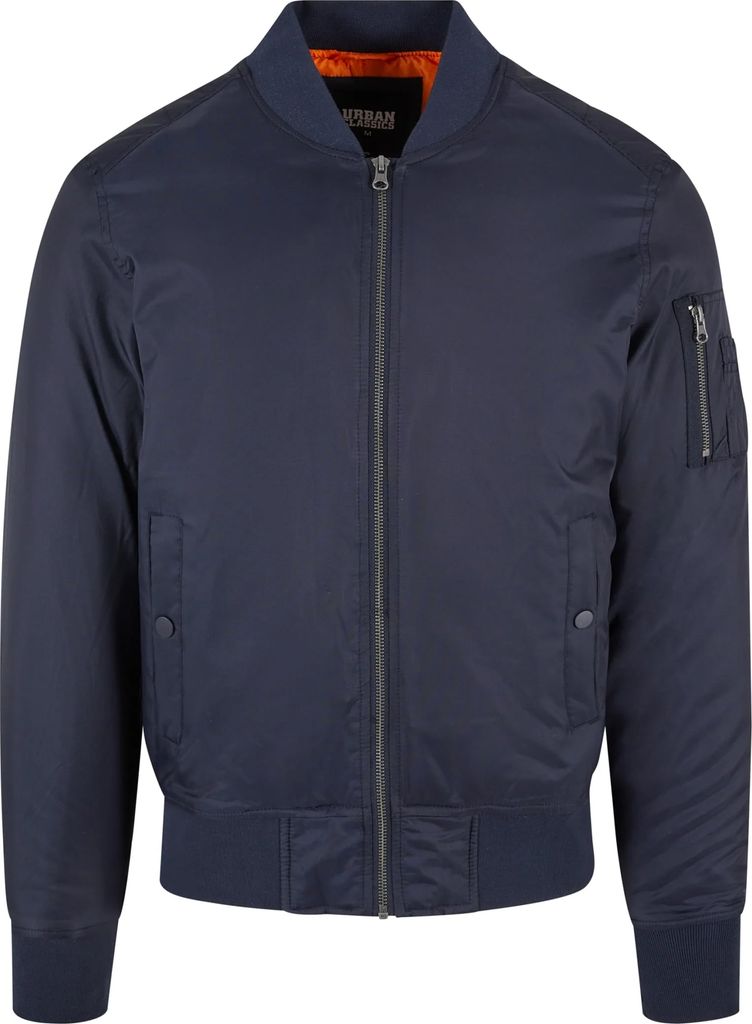 Urban Classics - "Basic" Bomberjacke für Herren TN176 (L) (Marineblau)