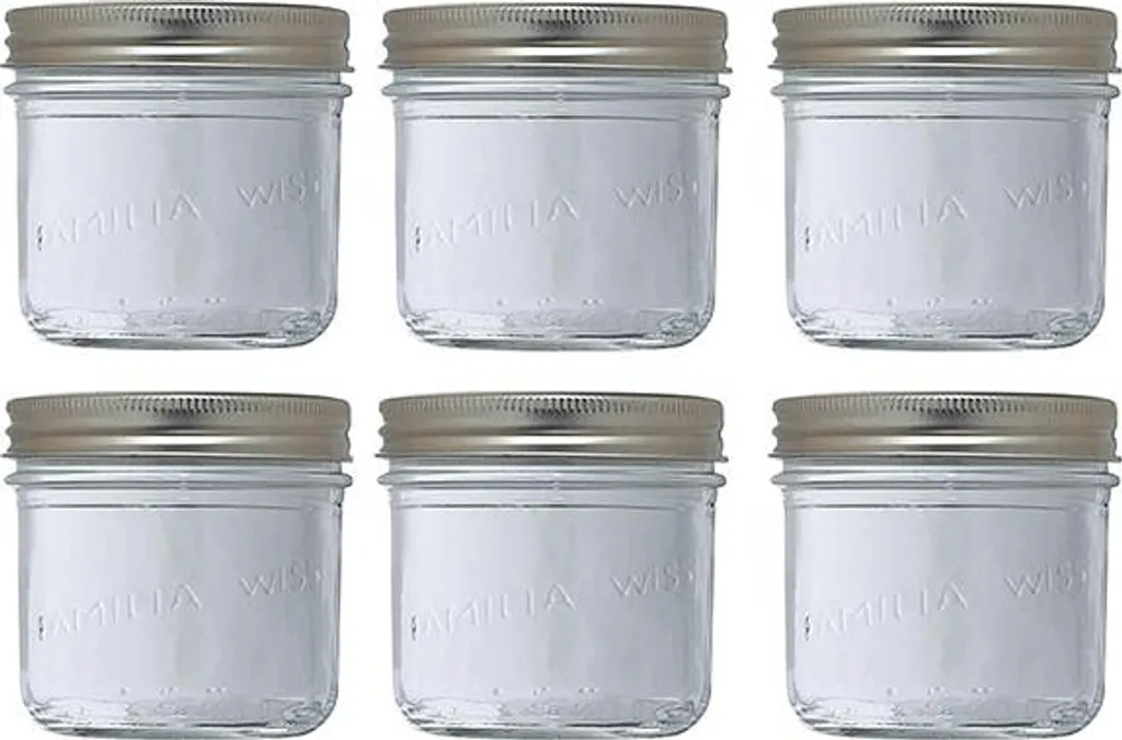 Lot de 6 terrines Familia Wiss Le Parfait 500g avec capsules et couvercles