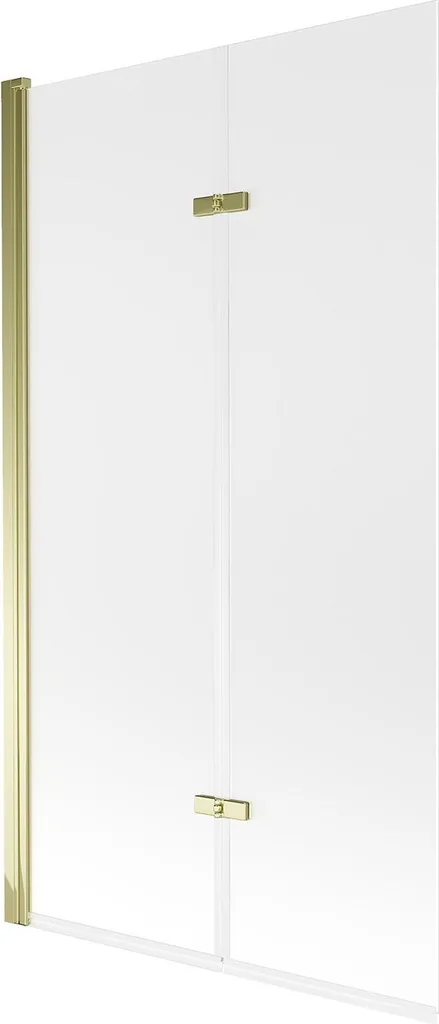 Mexen Castor Pare-baignoire 2 battants 100x150 cm Or - 892-100-002-50-30