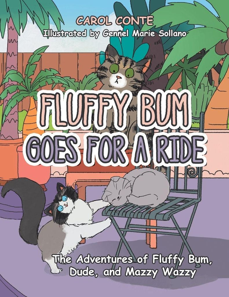Fluffy Bum Goes For A Ride