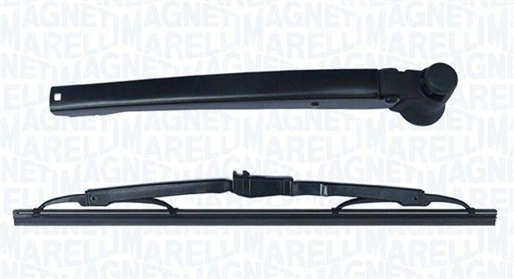 MAGNETI MARELLI Heckscheibenwischer + Arm Stück Hinten für VW Fox Schrägheck (5Z1, 5Z3, 5Z4) 310mm