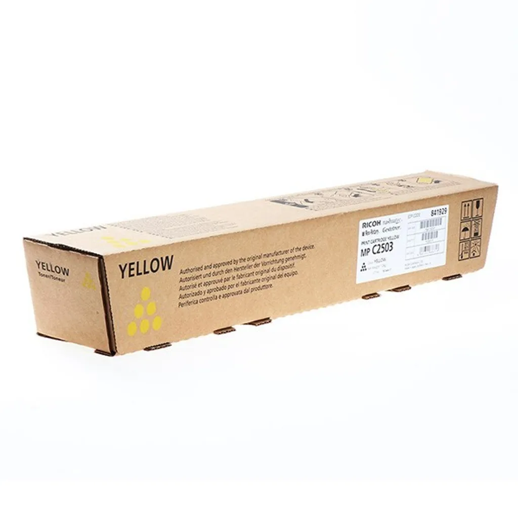 Toner Ricoh 841929 Jaune pour impressions professionnelles impeccables
