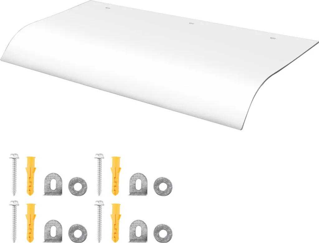 Pensilina Protettiva Yakimz 40x80cm Arco Trasparente Porta Ingresso
