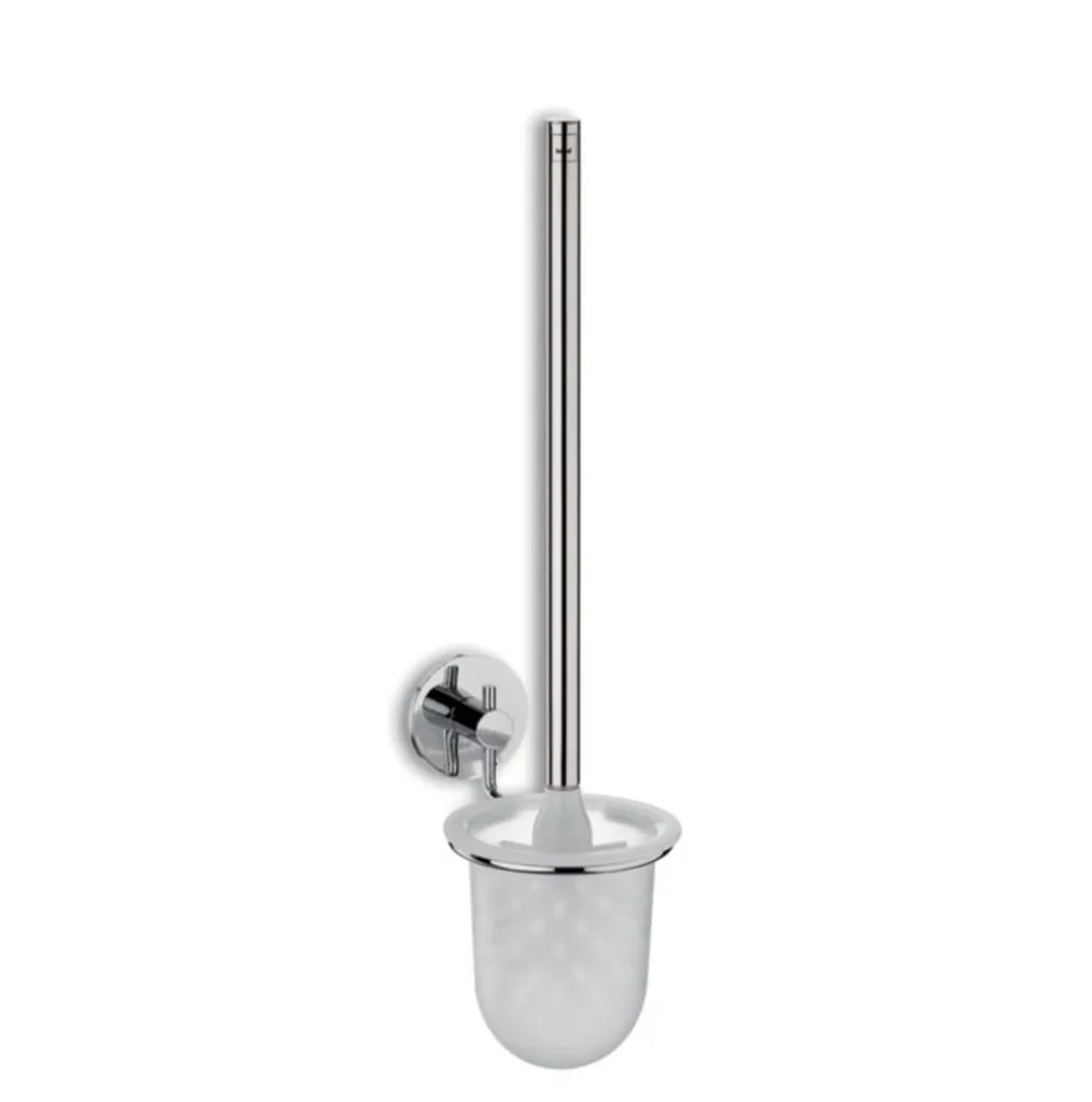 KELA FARO Brosse de Toilette Inoxydable 43 cm - Design Robuste Argenté