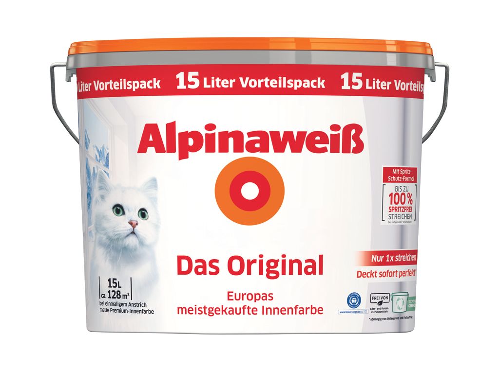 Alpinaweiß Das Original 15 Liter matt Produktbild 
