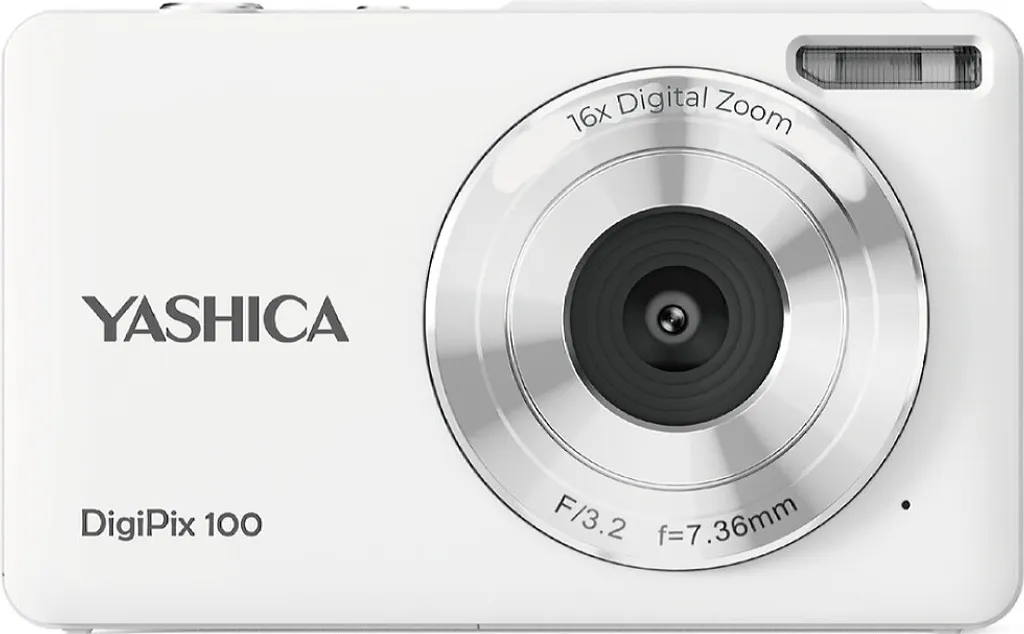 Yashica DigiPix 100 Appareil Photo Numérique 44 MP Compact Blanc Pur