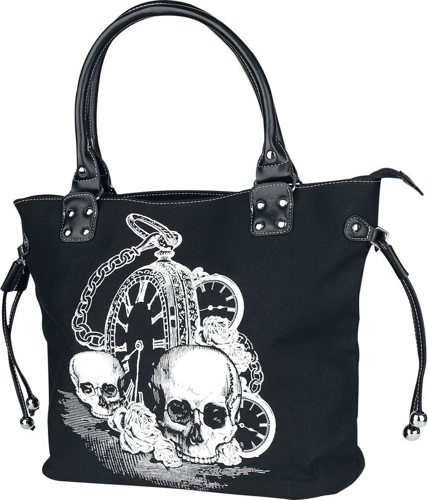 Banned Apparel Handtasche Damen Back In Black schwarz Standard