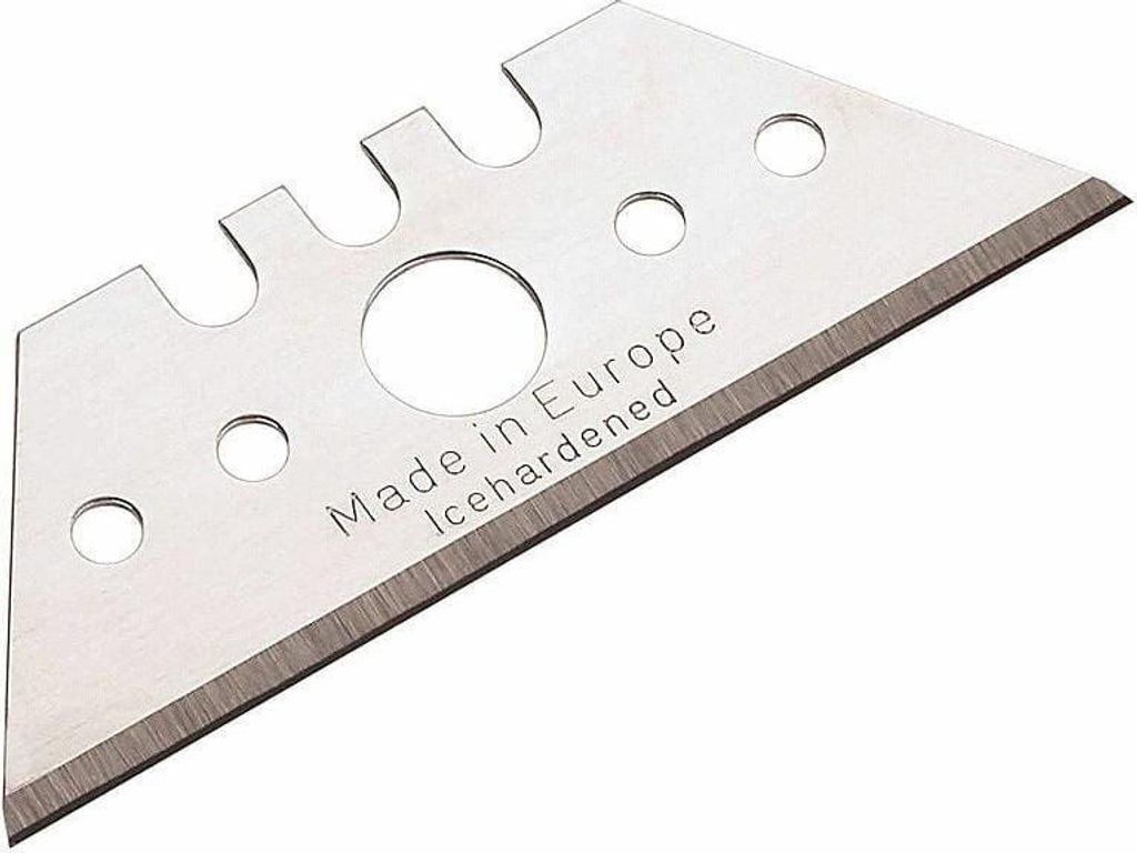 wolfcraft 5 Profi-Trapezklingen in Box 0,50x52mm Produktbild 