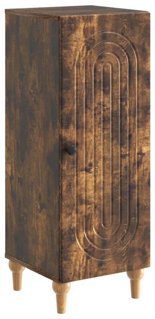 Sideboard Geräucherte Eiche 33 x 34,5 x 90 cm Holzwerkstoff