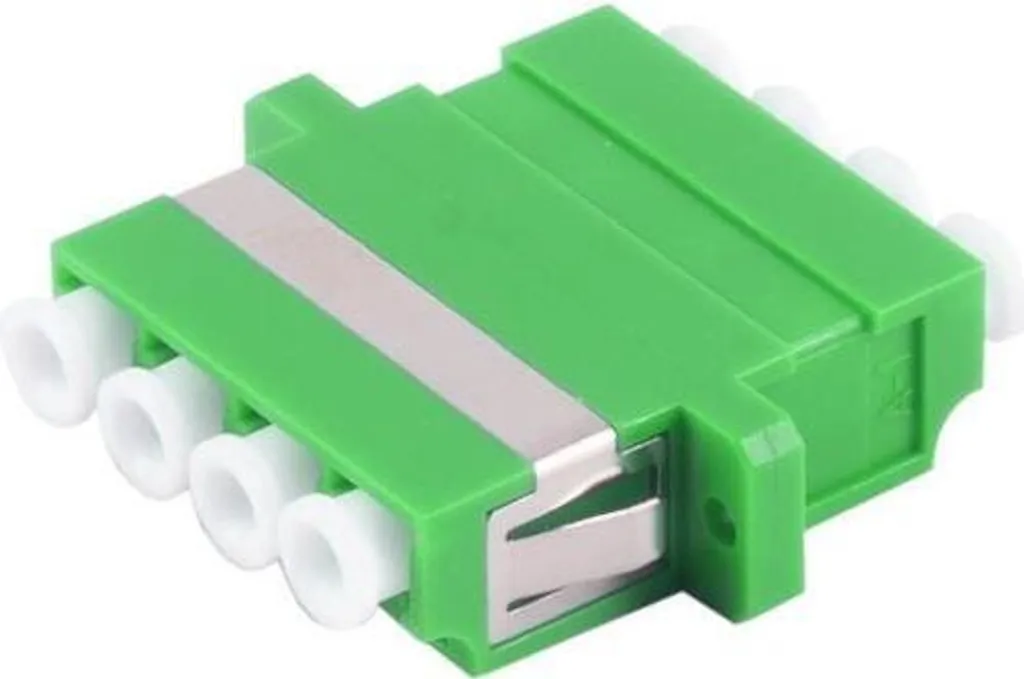 S/CONN 07-60041 Connecteur Fibre Optique LC-LC Quad Vert Haute Densité