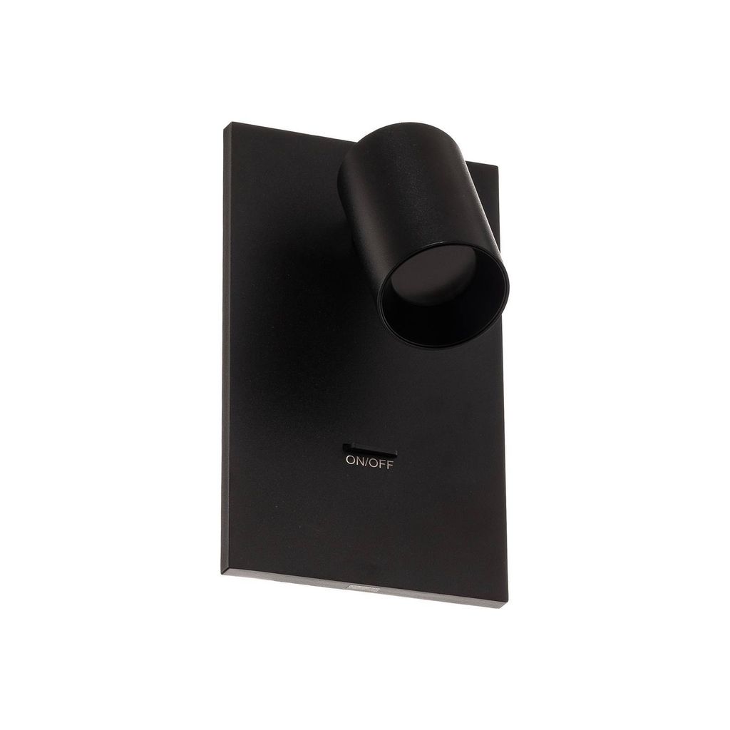Arcchio Strahler Brinja, schwarz, Metall, USB-C, Schalter