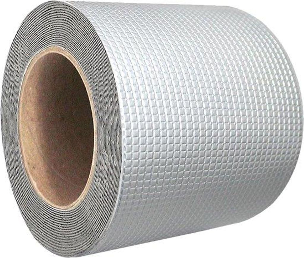 Wasserdichter Aluminium-Klebeband Selbstklebender Dichtungsstreifen Dachabdichtung Reparaturband (15cm x 5m)
