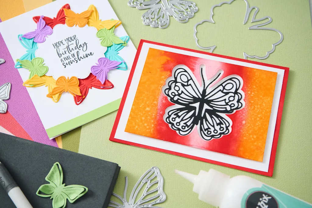 Sizzix Thinlits 660822 Catherine Pooler Spring Wings Pochoir Découpe