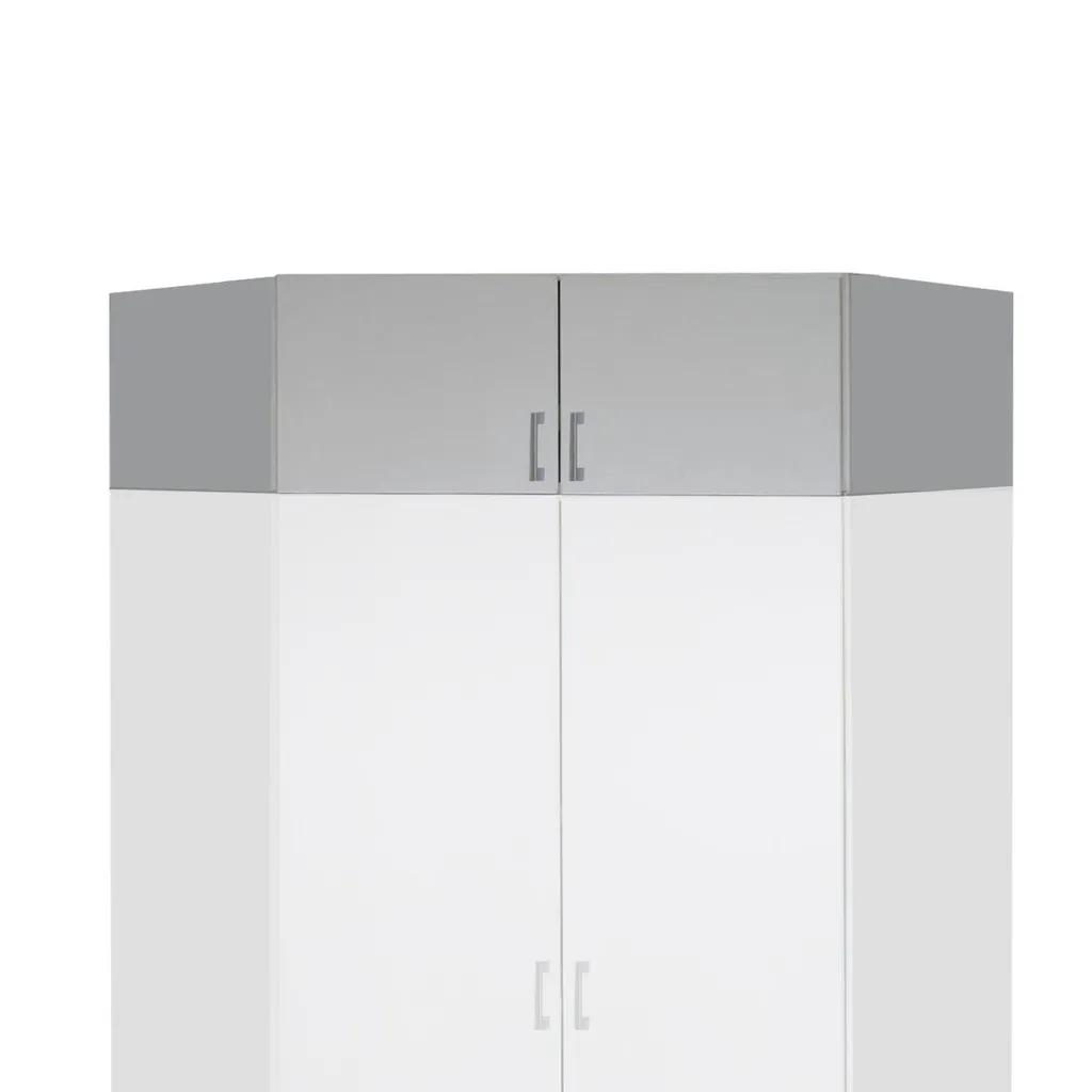 Extension d'angle ESO 21555 blanc pour profilé de finition - Lot de 2