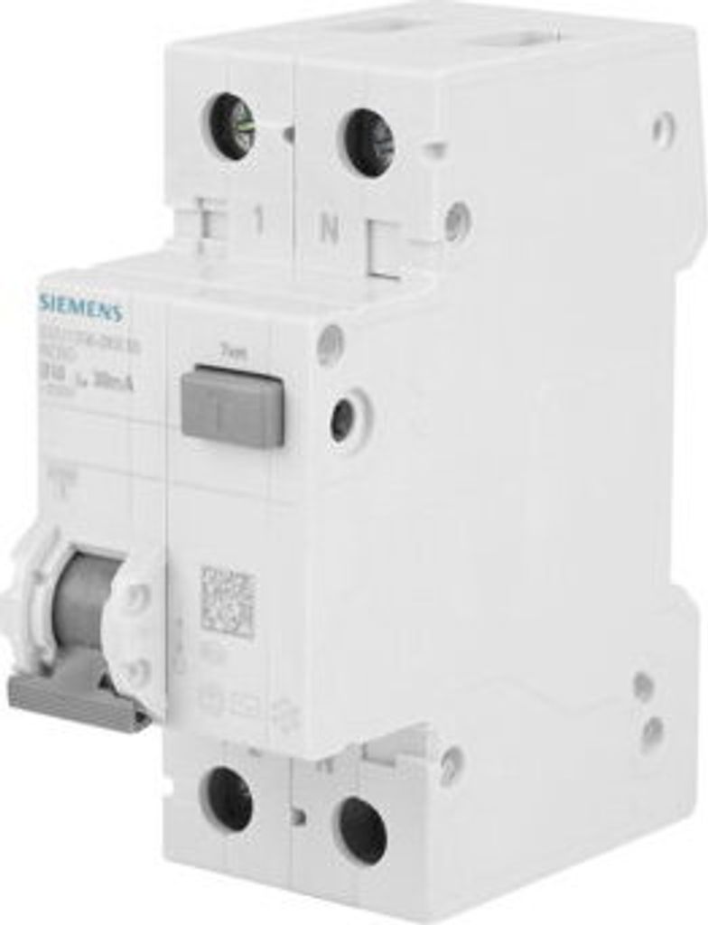 FI/LS-Schalter, 6 kA, 1P+N, Typ AC, 30 mA, B-Char, In: 10 A, Un AC: 230 V 5SU1356-0KK10 SIEMENS