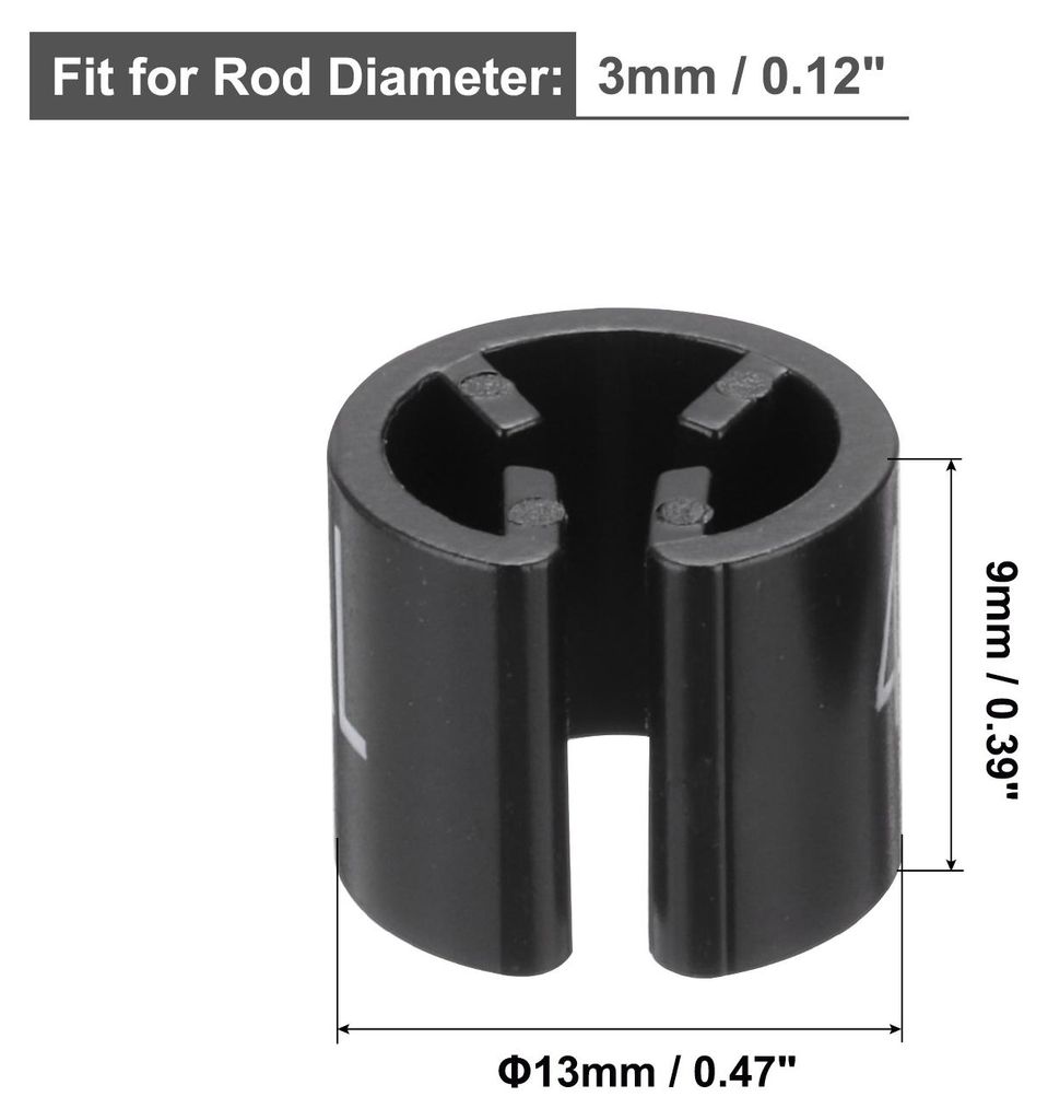 Kleiderbš¹gel Marker 4XL Gr??enetikett Passend fš¹r 3mm Stange Schwarz fš¹r die Farbcodierung von Kleidungsstš¹cken, Packung mit 150
