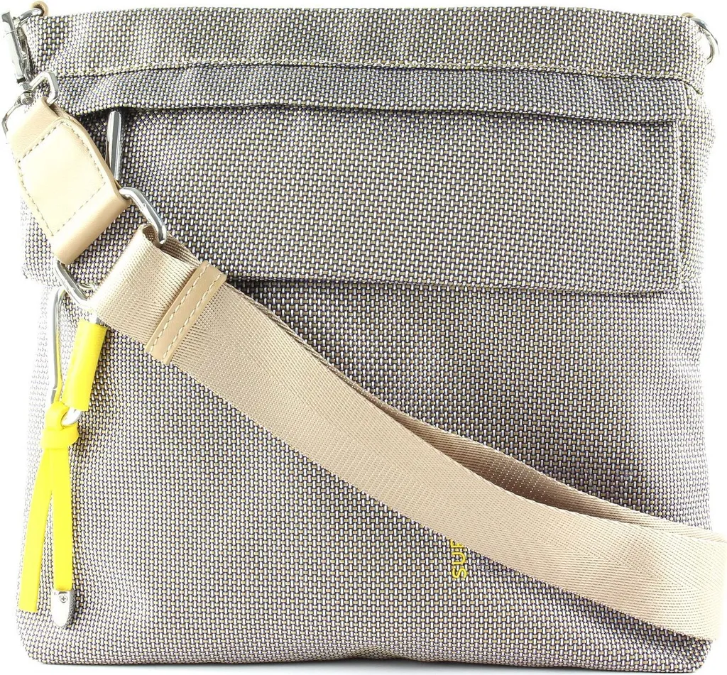 Sac Crossover souple Suri Sports Marry SURI FREY en synthétique jaune Sand