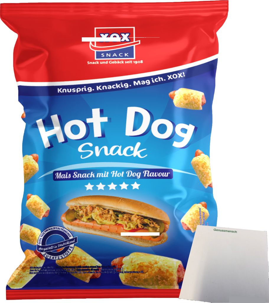 XOX Hot Dogs (1x100g Beutel) + usy Block
