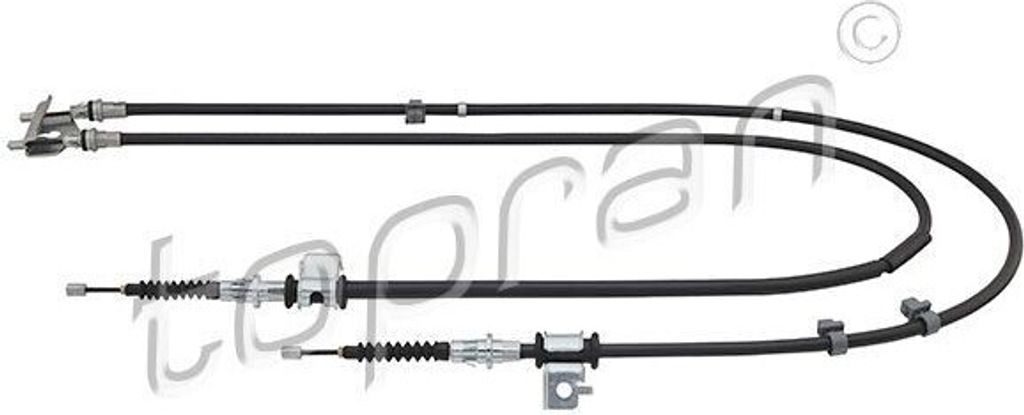 TOPRAN 304 737 - OE 1 518 372 Handbremsseil, mitte für Fiesta VI, B-Max