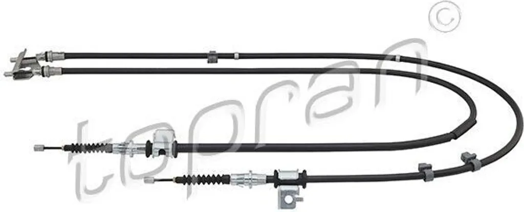 Câble de frein à main TOPRAN 304 737 pour Ford Fiesta VI et B-Max